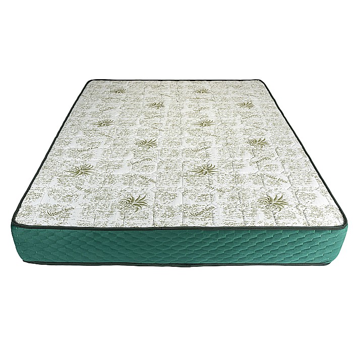 Set Saltea ortopedica, Memory Foam Crin, 140x200x25cm, fermitate tare, cu spuma poliuretanica, memory foam 5 cm, sistem de aerisire perimetral, Salt Confort plus 2 perne matlasate, umplutura poliester, 50x70cm, husa antialergenica, pilota iarna, 180x200cm [4]