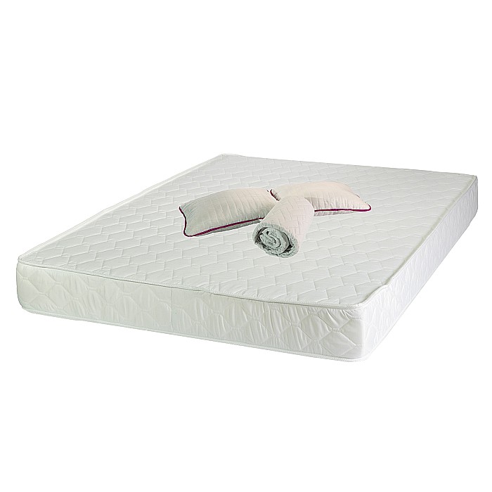 Set Saltea ortopedica, Pegas Comfort Flex 140x200x20cm, fermitate tare, cu spuma poliuretanica, Saltsib plus 2 perne matlasate, microfibra 50x70cm si husa hipoalergenica, lavabila la 95°C [1]