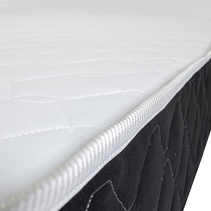 Set Saltea ortopedica, Praga 140x200x22 cm, cu plasa de arcuri tip Bonell, box spring system, fermitate medie, sistem de aerisire perimetral, Saltsib plus husa hipoalergenica, microfibra, lavabila la 95°C [7]