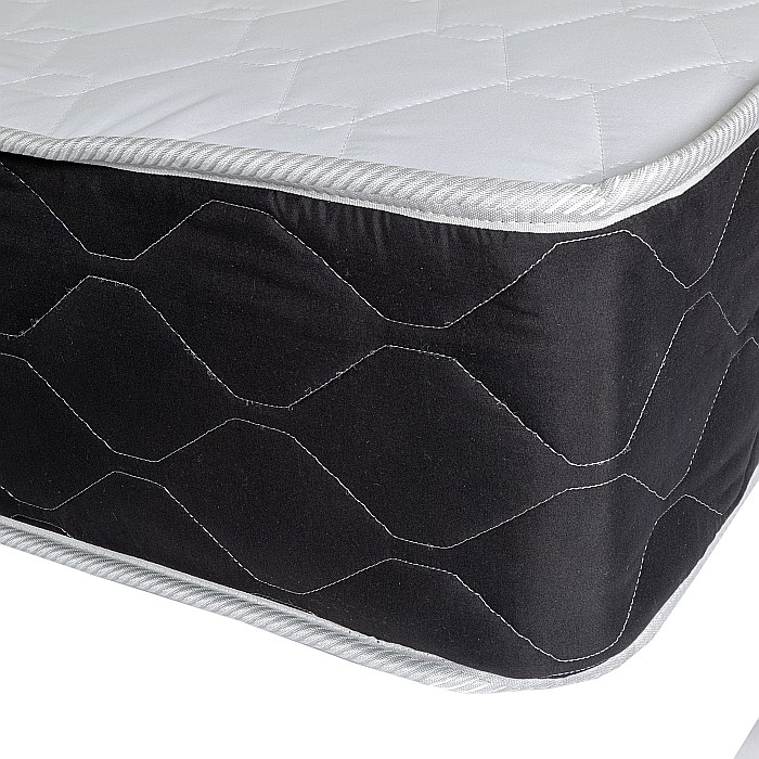 Set Saltea ortopedica, Praga 160x200x22 cm, cu plasa de arcuri tip Bonell, box spring system, fermitate medie, sistem de aerisire perimetral, Saltsib plus 2 perne matlasate microfibra 50x70cm, lavabile la 60°C [9]