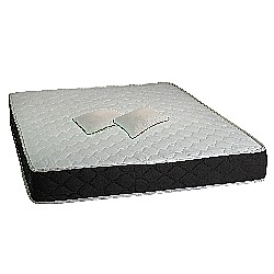 Set Saltea ortopedica, Praga 180x200x22 cm, cu plasa de arcuri tip Bonell, box spring system, fermitate medie, sistem de aerisire perimetral, Saltsib plus 2 perne matlasate microfibra 50x70cm, lavabile la 60°C [2]