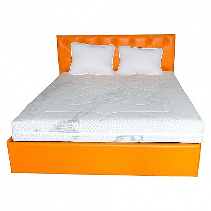 Set Saltea ortopedica, Saturn Memory Plus Comfort 180x200x20cm, cu spuma poliuretanica HR, memory foam 4 cm, husa detasabila tricot, hipoalergenica, fermitate mediu spre tare, Saltsib plus 2 perne matlasate microfibra 50x70cm, lavabile la 60°C [2]