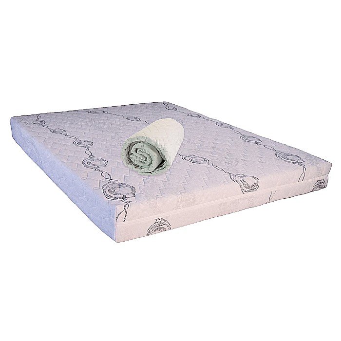 Set Saltea ortopedica, Saturn Memory Plus Comfort 160x200x20cm, cu spuma poliuretanica HR, memory foam 4 cm, husa detasabila tricot, hipoalergenica, fermitate mediu spre tare, Saltsib plus husa microfibra, matlasata ultrasonic, lavabila la 95°C [1]