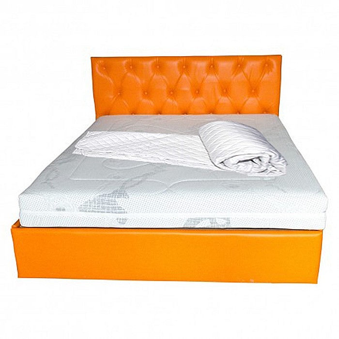 Set Saltea ortopedica, Saturn Memory Plus Comfort 180x200x20cm, cu spuma poliuretanica HR, memory foam 4 cm, husa detasabila tricot, hipoalergenica, fermitate mediu spre tare, Saltsib plus husa microfibra, matlasata ultrasonic, lavabila la 95°C [2]