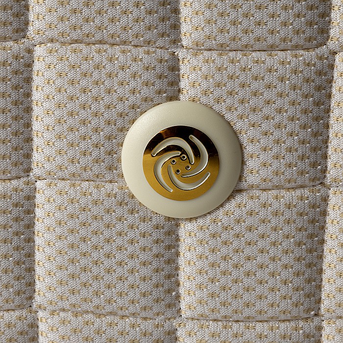 Set Saltea ortopedica tip relaxa Dafin Lux Ortopedic 180x200x21cm, fermitate medie, plasa de arcuri Bonell, fata vara-iarna, sistem de aerisire cu butoni, Salt Confort, 2 perne matlasate, 50x70cm, husa hipoalergenica si pilota vara, microfibra, 200x220cm [9]