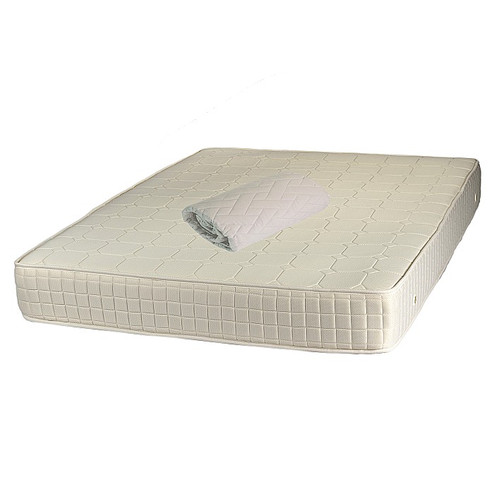 Set Saltea ortopedica, tip relaxa, Dafin Lux Ortopedic, 140x200x21cm, fermitate medie, cu plasa de arcuri tip Bonell, fata vara-iarna, sistem de aerisire cu butoni, Salt Confort plus husa hipoalergenica, microfibra, lavabila la 95°C [1]