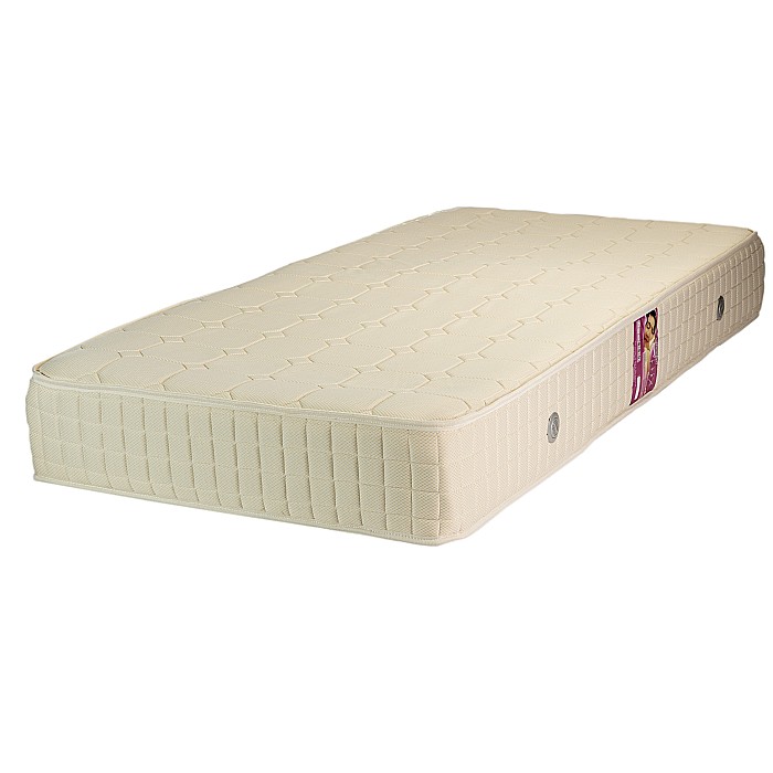 Set Saltea ortopedica, tip relaxa, Dafin Lux Ortopedic, 90x190x21cm, fermitate medie, plasa arcuri tip Bonell, fata vara-iarna, sistem de aerisire cu butoni, Salt Confort plus perna microfibra 50x70cm, lavabila la 60°C [2]