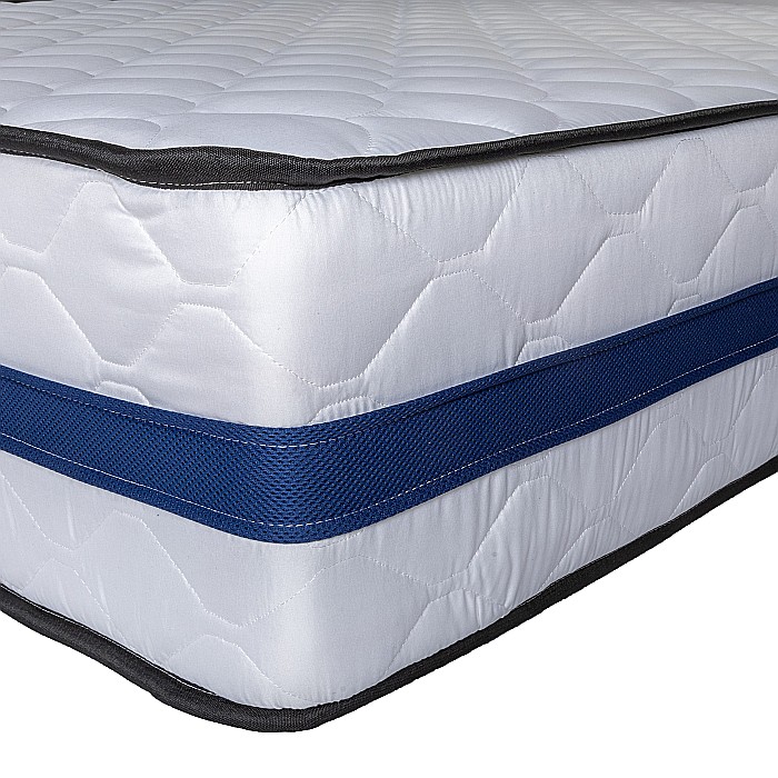 Set Saltea ortopedica Tulip Super Lux Comfort 140x200x30cm, fermitate tare, plasa arcuri Bonell, aerisire banda Spaceair, Saltsib, Pachet textile Avantaj, doua perne matlasate 50x70cm, husa hipoalergenica lavabila la 95°C, pilota iarna, 180x200cm [6]