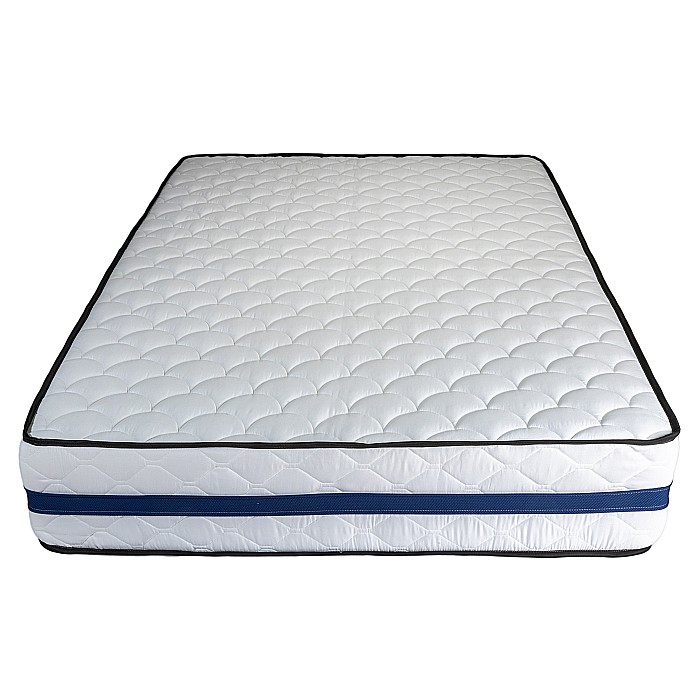 Set Saltea ortopedica, Tulip Super Lux Comfort, 160x200x30cm, fermitate tare, cu plasa de arcuri tip Bonell, sistem de aerisire banda Spaceair, Saltsib plus doua perne matlasate, microfibra 50x70cm si husa hipoalergenica, microfibra, lavabila la 95°C [8]