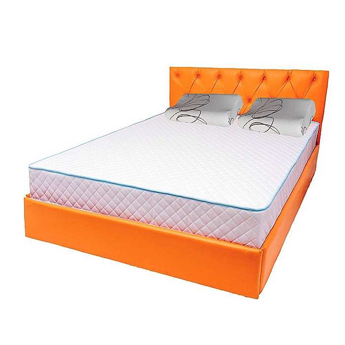 Set Saltea ortopedica, Uranus Standard Spring Comfort 160x200x26cm, plasa de arcuri Bonell, fermitate mediu spre tare, Saltsib plus 2 perne ortopedice memory SB 52x32 cm, husa lavabila la 40°C [3]