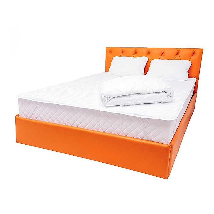 Set Saltea ortopedica Uranus Standard Spring Comfort 160x200x26cm plasa arcuri Bonell, fermitate mediu-tare, Saltsib, 2 perne matlasate, 50x70cm, protectie microfibra, cu elastice pe colturi, pilota vara, lavabila la 95°C, 180x200cm [3]