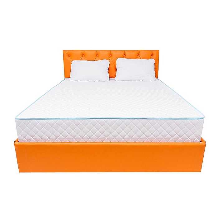 Set Saltea ortopedica, Uranus Standard Spring Comfort 160x200x26cm, plasa de arcuri Bonell, fermitate mediu spre tare, Saltsib plus 2 perne matlasate, umplutura siliconizata hipoalergenica, 50x70cm [3]