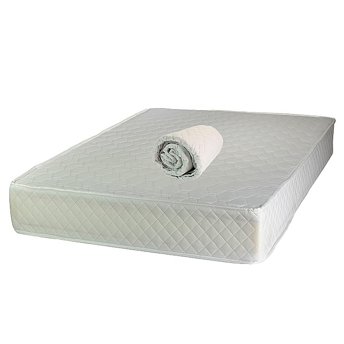 Set Saltea ortopedica, Uranus Standard Spring Comfort 180x200x26cm, plasa de arcuri Bonell, fermitate mediu spre tare, Saltsib plus protectie saltea hipoalergenica, cu elastice pe colturi [1]