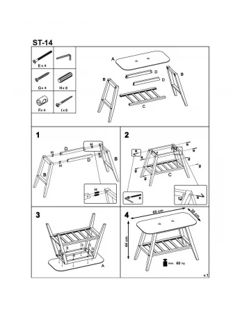 Suport pentru pantofi HM ST14, bancheta, lemn masiv, stofa, gri/natur [2]