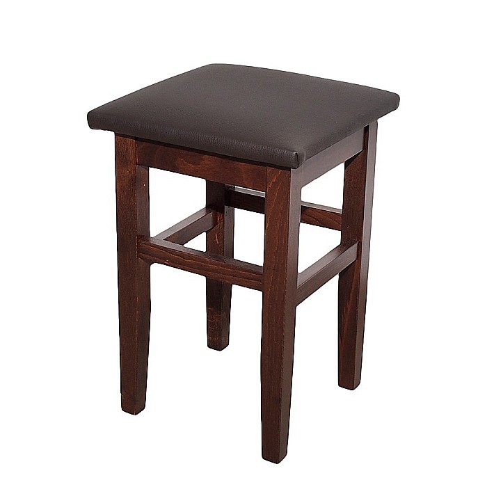 Taburete bucatarie, lemn masiv de fag, tapiterie piele ecologica, wenge [1]