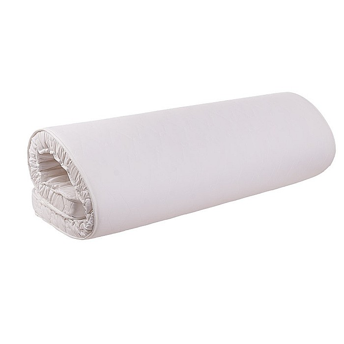 Topper saltea 120x190 spuma 10cm, fermitate medie spre tare, spuma poliuretanica, husa fixa matlasata, microfibra, Saltsib [7]