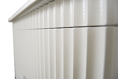 Baza si lavoar ceramic GN0091, mobilier baie suspendat 80 cm, dreptunghiular, front MDF, sertare soft close, alb [7]