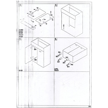 Baza si lavoar ceramic GN0541, mobilier baie stativ 60 cm, front MDF, 2 usi, 2 rafturi, balamale soft close, picioare cromate reglabile, alb [7]