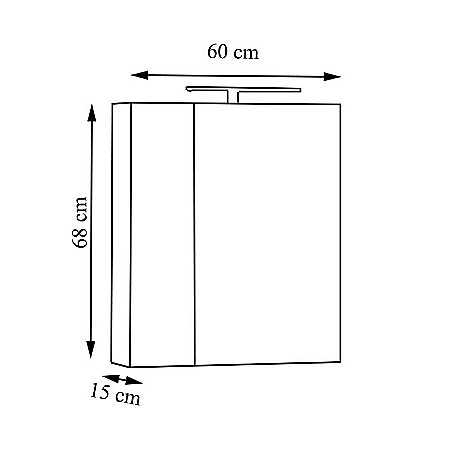 Baza si lavoar ceramic GN0971 cu dulap oglinda Celine, mobilier baie suspendat 60 cm, front MDF, 2 sertare, glisiere soft close, iluminare LED, alb [1]