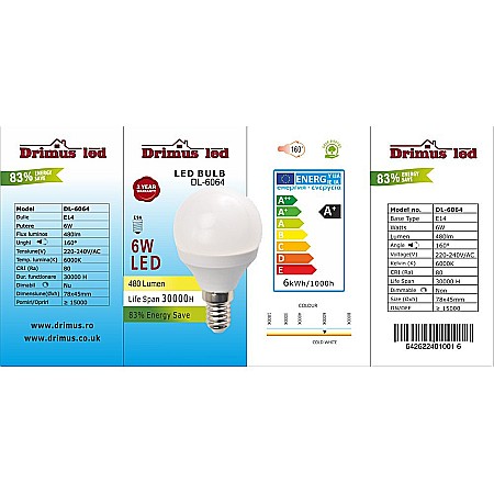 Bec Led E14 6W Lumina rece DL 6064 [1]