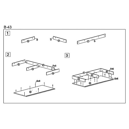 Birou HM B43, cadru metalic, MDF, spatiu depozitare, 110x51x90 cm, stejar/negru [8]