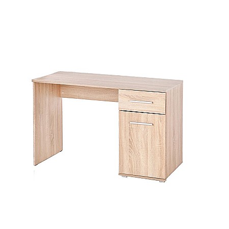 Birou HM Lima B1, cu usa si sertar, PAL melaminat, 120x55x75 cm, stejar sonoma [2]