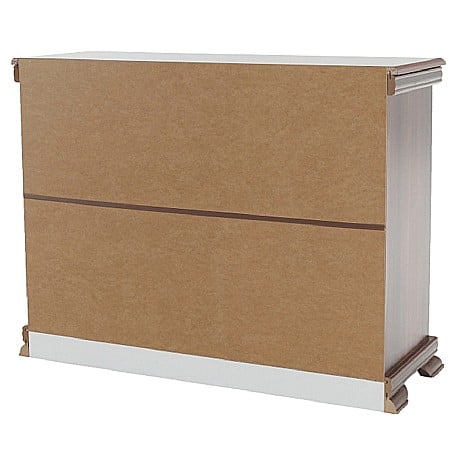 Comoda living si dormitor, VM3, 4 sertare, 2 usi, Pal melaminat, cu insertii MDF, Nuc [11]