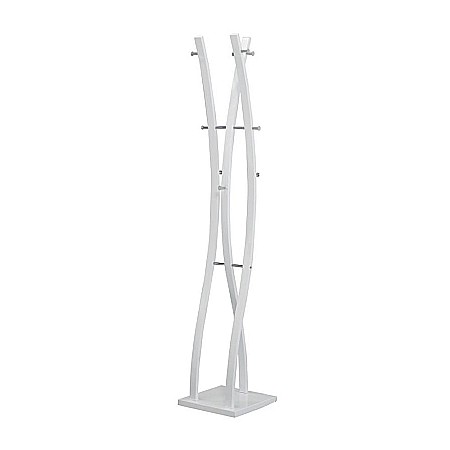 Cuiere - Cuier metalic HM W50, cu 9 agatatori, tip pom, robust, alb