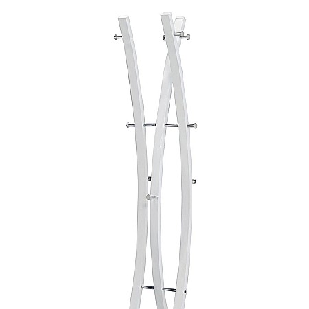 Cuier metalic HM W50, cu 9 agatatori, tip pom, robust, alb [2]