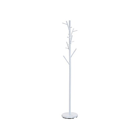 Produse - Cuier pom pentru hol SL Zen, metal vopsit, 18 agatatori, alb