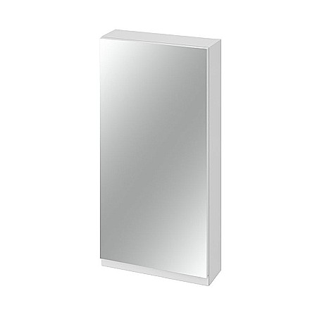 Dulap baie cu oglinda CS Monde - 40 cm, suspendat, alb [1]