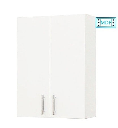 Dulapuri baie - Dulap baie suspendat Roma, front MDF, 2 usi, polita, 50 x 68 cm, alb