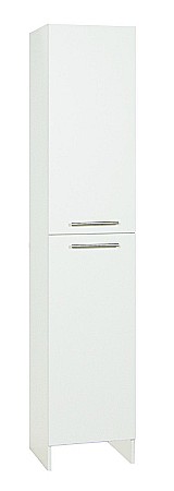 Dulap baie tip coloana GN0171, Pal Melaminat, 2 usi, 4 rafturi, stativ, 35x31.6x170 cm [1]