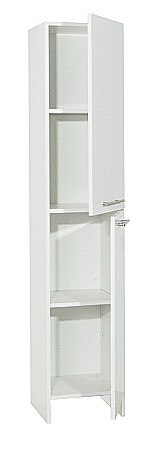 Dulap baie tip coloana GN0171, Pal Melaminat, 2 usi, 4 rafturi, stativ, 35x31.6x170 cm [2]