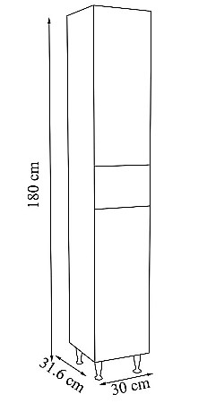 Dulap baie tip coloana GN7861 antracit [1]