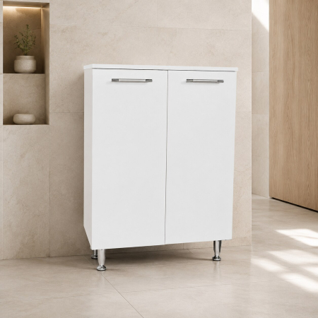 Mobilier - Dulap depozitare cu usi, alb