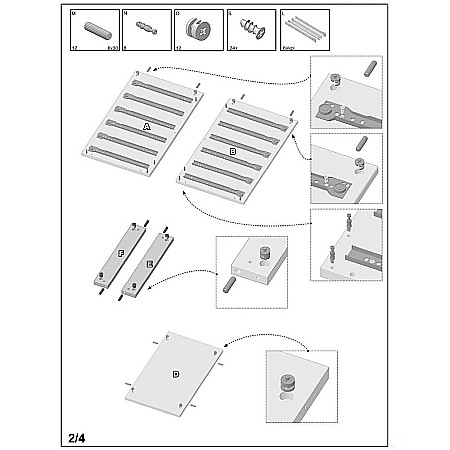 Dulapior rulant HM Simon 2, cu sertare, cu roti, front MDF, alb [4]