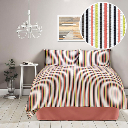 Lenjerii pat - Lenjerie pat matrimonial creponata