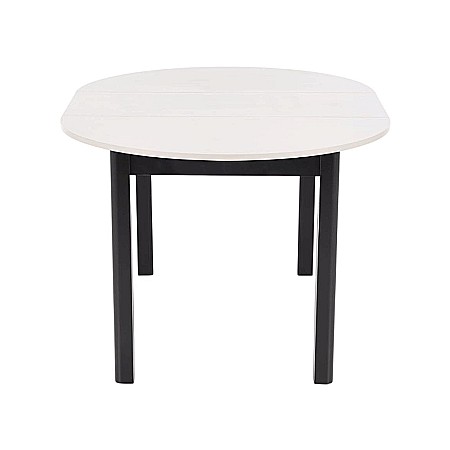 Masa bucatarie si living extensibila HM Ringo, blat MDF, 6 persoane, 102-142x102x76 cm, casmir/negru [11]