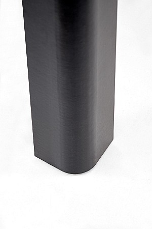 Masa bucatarie si living extensibila HM Ringo, blat MDF, 6 persoane, 102-142x102x76 cm, casmir/negru [15]