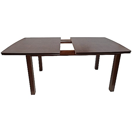 Masa extensibila living, DM2 Bent, lemn masiv, blat MDF Furniruit, 8 persoane, 200-160x90x76 cm, nuc [3]