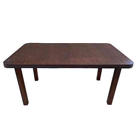 Masa extensibila living DM5 Varus, blat Pal, picioare lemn masiv, 6 persoane, 200-160x90x76 cm, nuc [2]