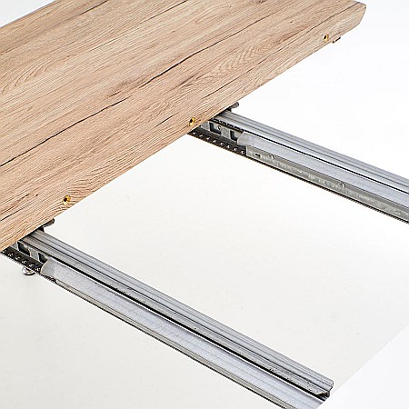 Masa extensibila living HM Caliber, blat MDF, structura metalica, 160-200x90x76 cm, Stejar San Remo [5]