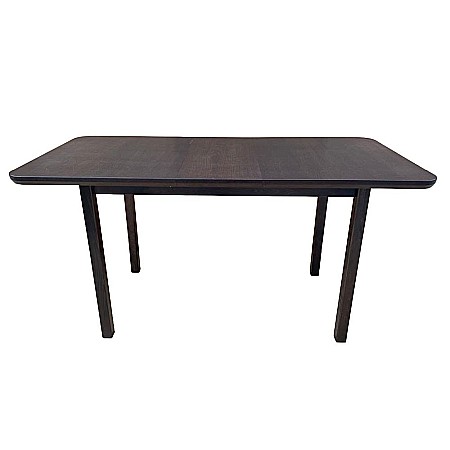 Masa extensibila living si bucatarie, DM4 Maxima, blat MDF Furniruit, lemn masiv, colturi rotunjite, 6 persoane, 120-150x70x76 cm, wenge [3]