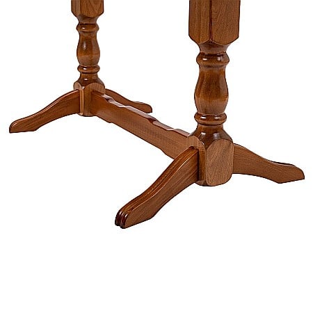 Masa living extensibila Euro 2, lemn masiv, blat MDF furniruit, 12 persoane, 155/192.5/230x97x76 cm, stejar [2]