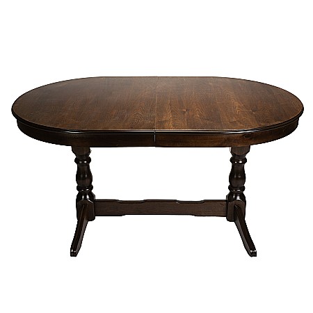 Masa living extensibila Euro 2, lemn masiv, blat MDF furniruit, 12 persoane, 155/192.5/230x97x76 cm, wenge [1]