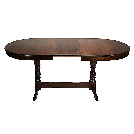 Masa living extensibila Euro 2, lemn masiv, blat MDF furniruit, 12 persoane, 155/192.5/230x97x76 cm, wenge [8]