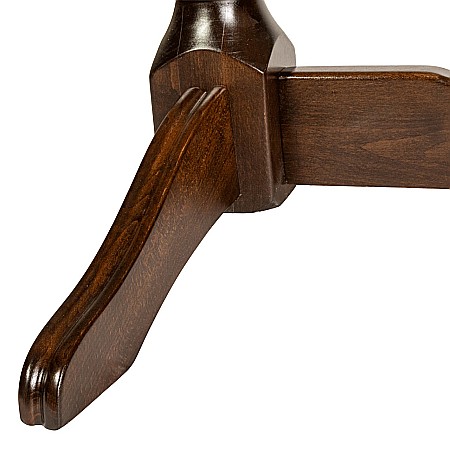Masa living extensibila Euro 2, lemn masiv, blat MDF furniruit, 12 persoane, 155/192.5/230x97x76 cm, wenge [6]