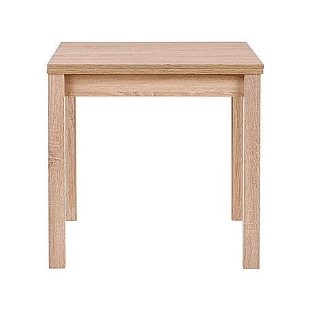Masa living extensibila HM Gracjan, PAL Laminat, cant ABS, 80-160x80x76 cm, 6 persoane, stejar sonoma [5]