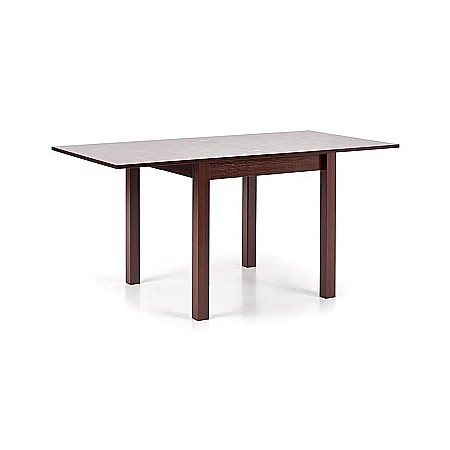 Masa living extensibila HM Gracjan, PAL Laminat, cant ABS, 80-160x80x76 cm, 6 persoane, nuc [4]